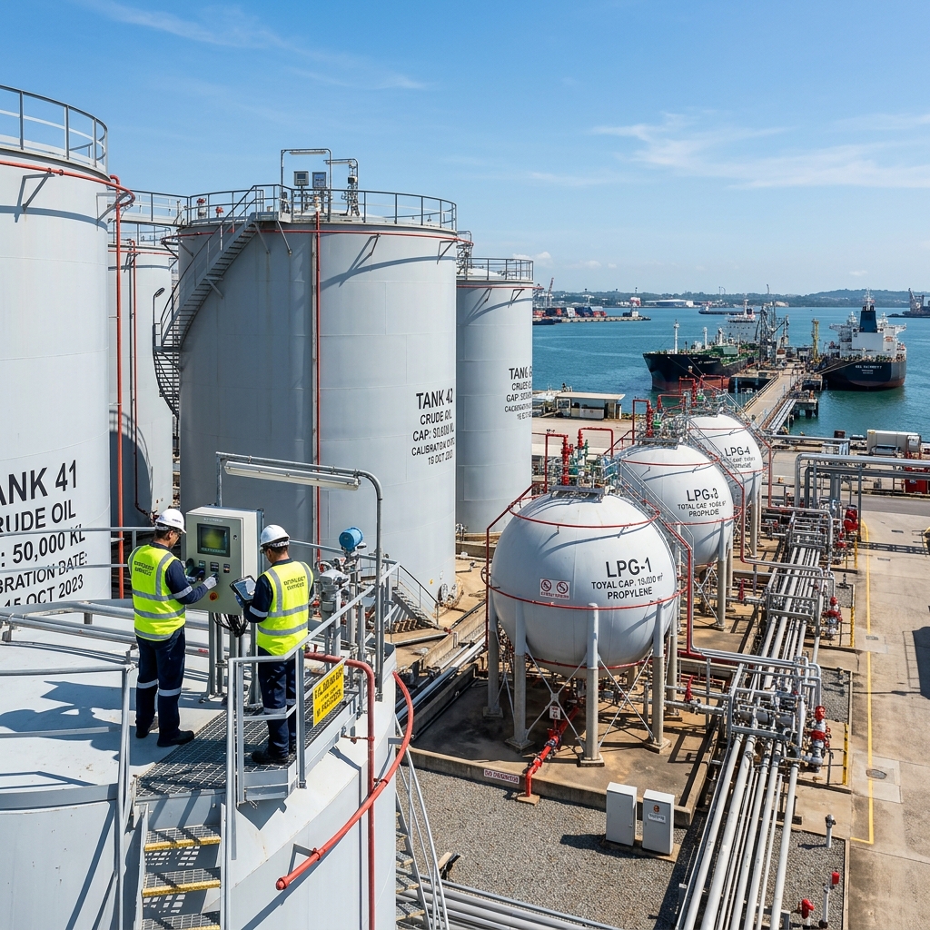 Aforo Volumétrico e Inspección API de Tanques
