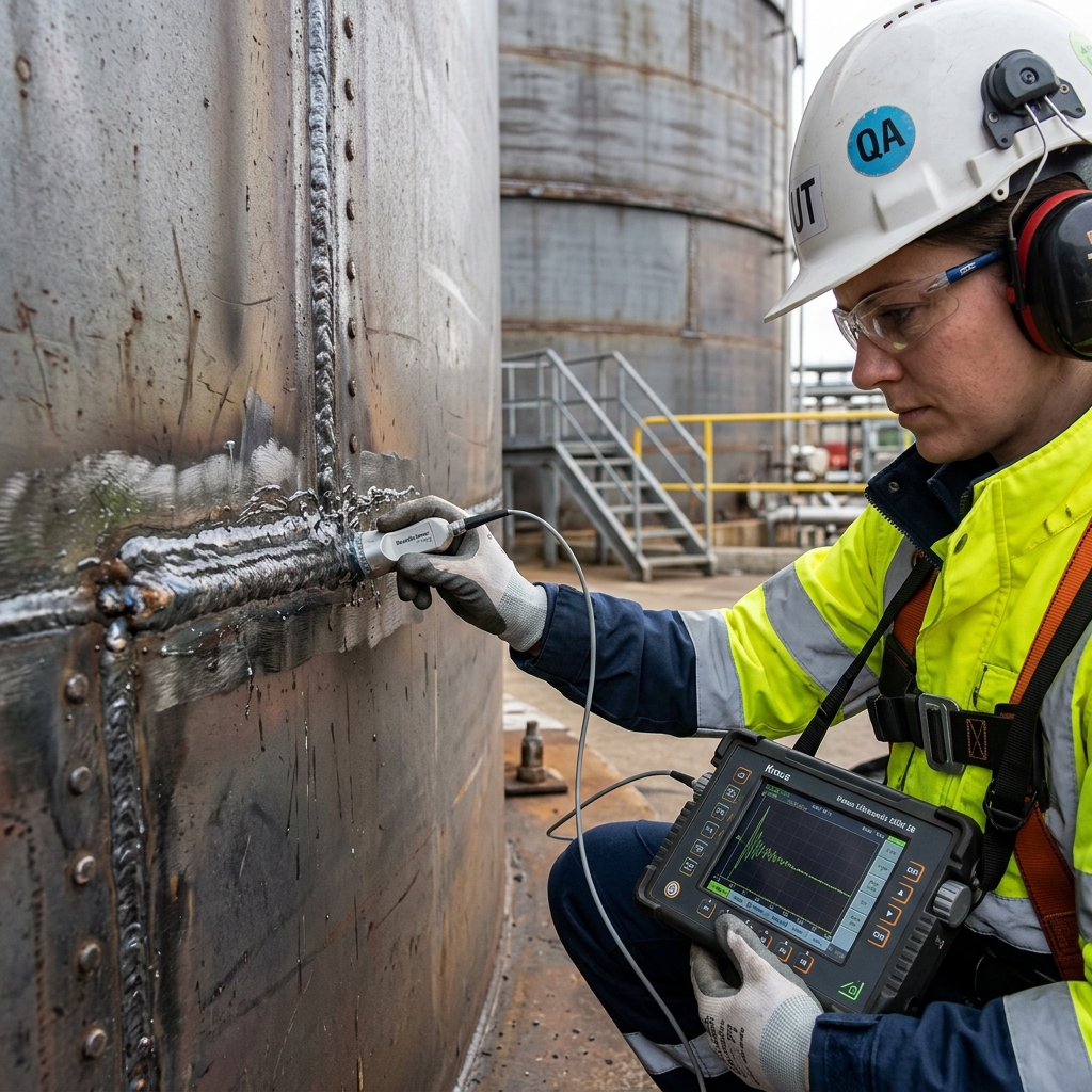Inspección Técnica de Soldaduras y Vida Útil de Tanques Veripet